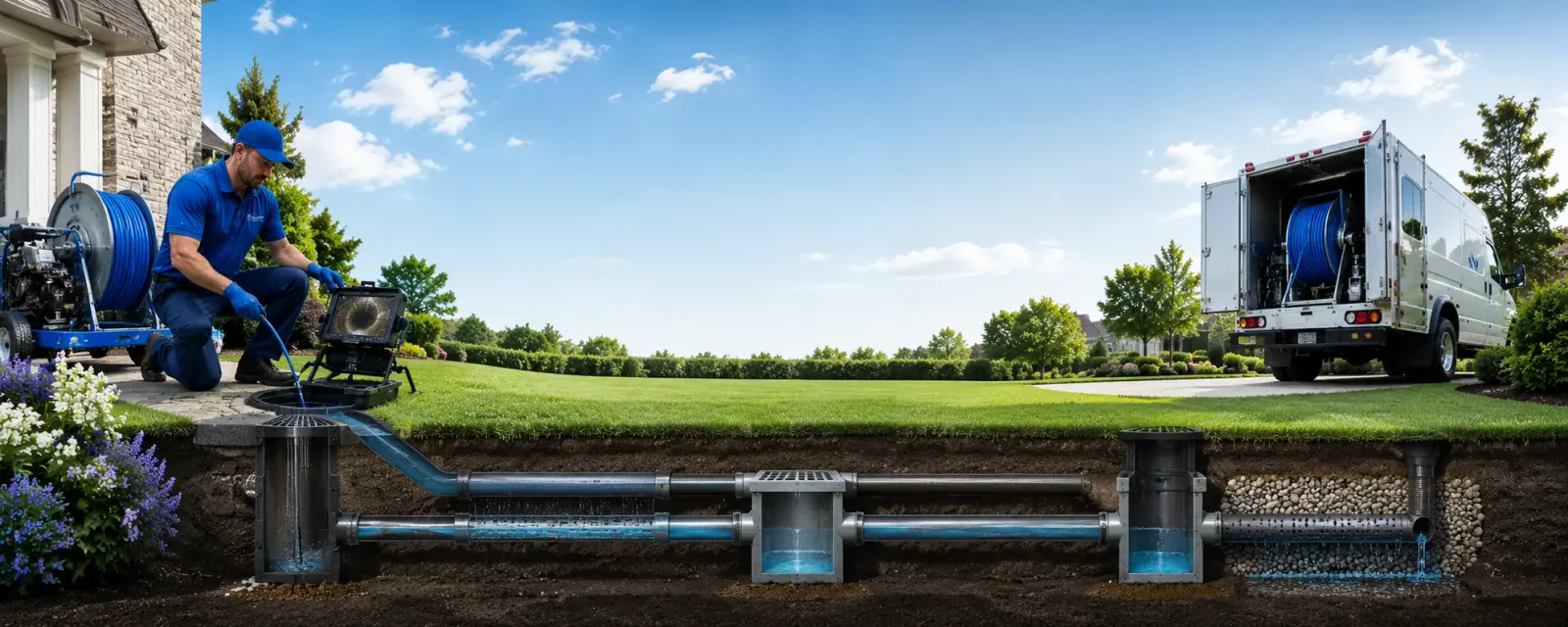 Outdoor drain cleaning information for Bowman, GA